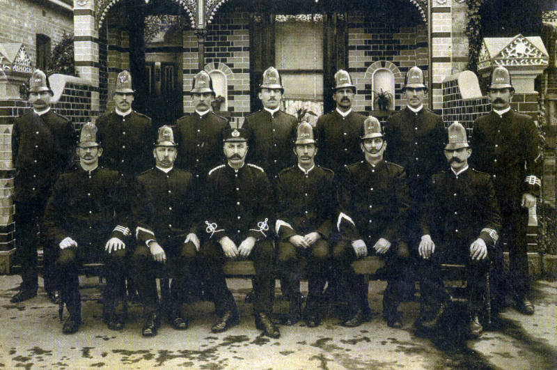 Police Officers Group Photograph ca 1904